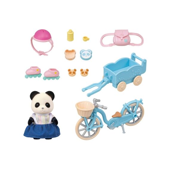 Sylvanian Families Cycle & Skate Set Panda Girl