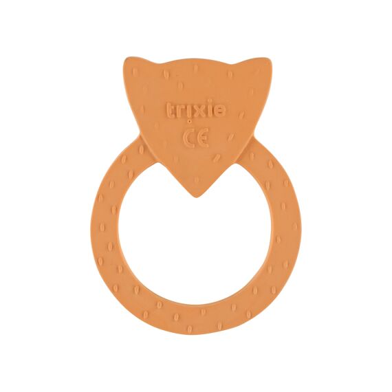 Trixie Natural Rubber Rond Bijtring Mr. Fox