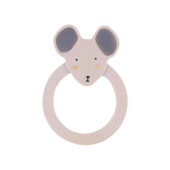 Trixie Natural Rubber Rond Bijtring Mrs. Mouse