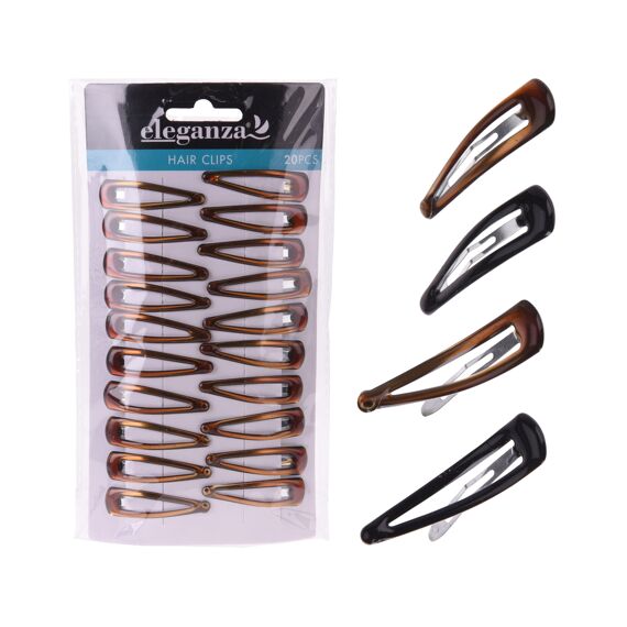 Eleganza Haarclips 20 Stuks 2 Assortiment Prijs Per Stuk/Kleur