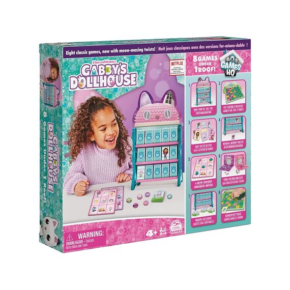 Gabby S Dollhouse 8-Pack: Games Headquarters House