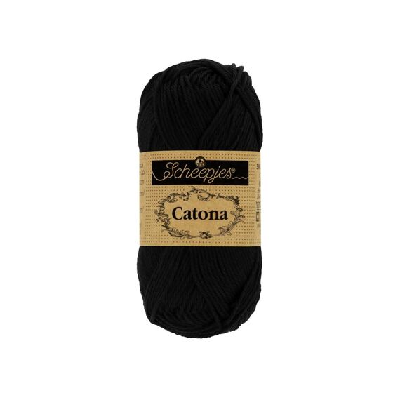 Scheepjes Catona 50G - 110 Jet Black