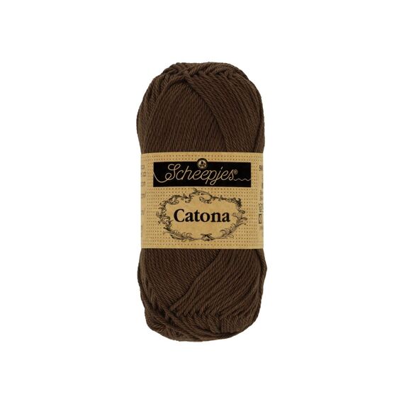 Scheepjes Catona 50G - 162 Black Coffee