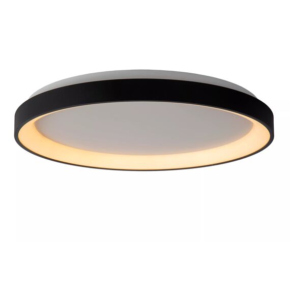 Lucide Vidal Plafonniere Zwart 48Dia Led Dimbaar 38W