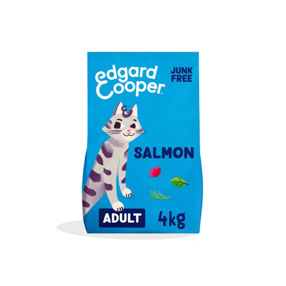 Edgard & Cooper Adult Cat Fresh Salmon With Cranberry, Basil And Dill 4Kg