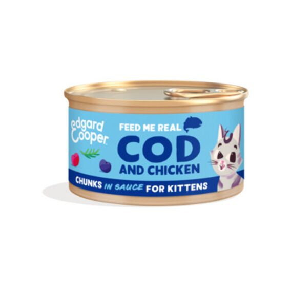 Msc Cod And Free-Run Chicken Chunks In Sauce For Kittens 85G