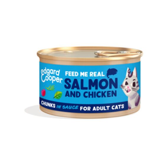 Msc Salmon And Free-Run Chicken Chunks In Sauce For Adult Cats 85G