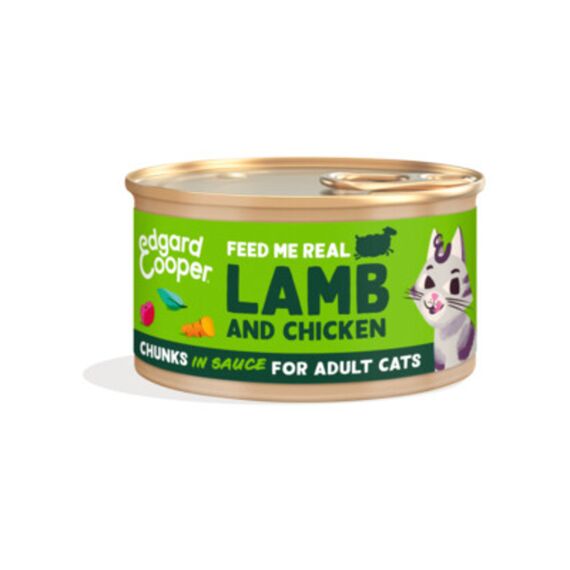 Lamb And Free-Run Chicken Chunks In Sauce For Adult Cats 85G