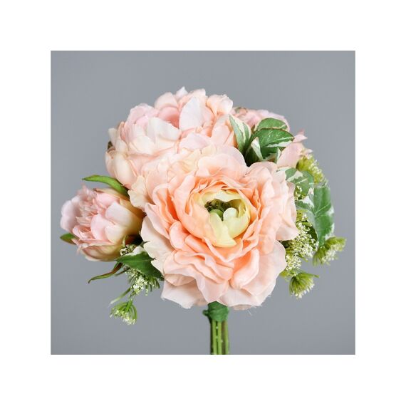 Peony-Bouquet 20 Cm Salmon