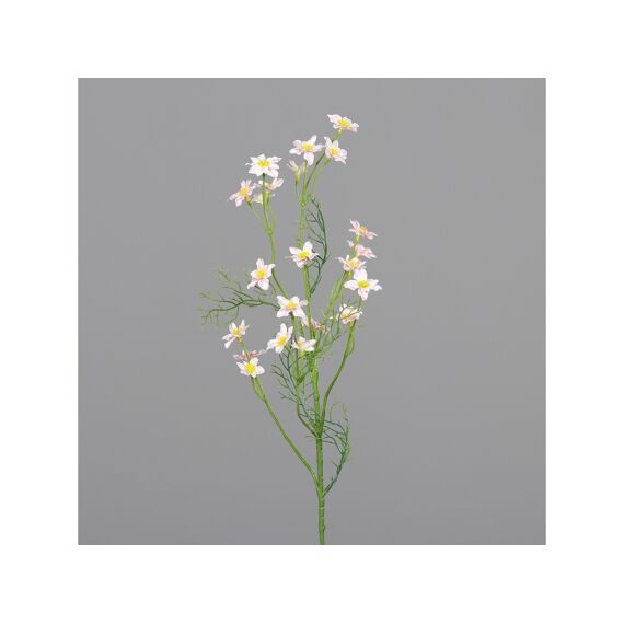 Flowerheadspray 68 Cm White-Rosee