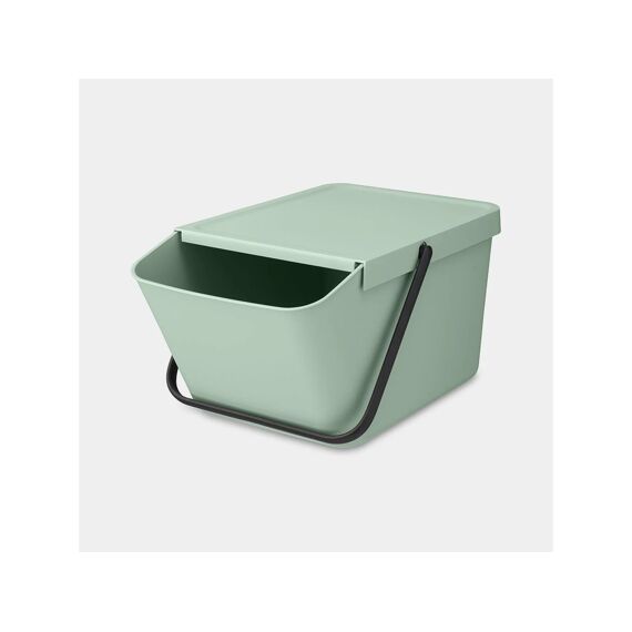 Sort&Go Afvalemmer Stapelbaar 20L Jade Green