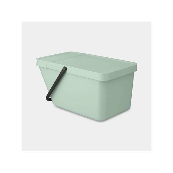 Sort&Go Afvalemmer Stapelbaar 20L Jade Green