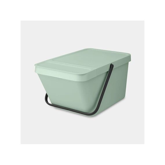 Sort&Go Afvalemmer Stapelbaar 20L Jade Green