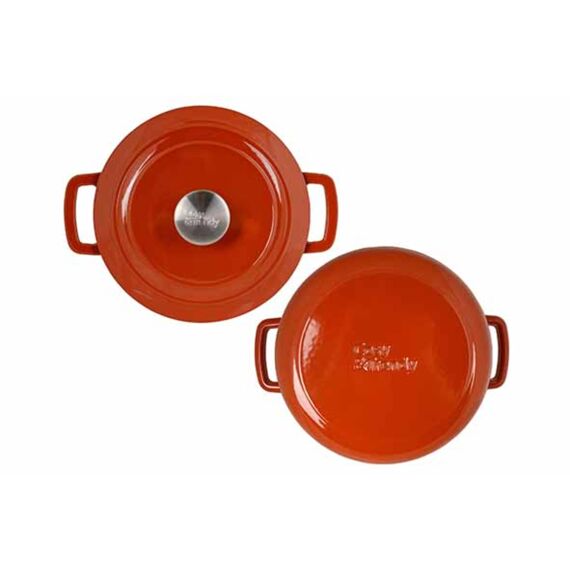 Fontestic Kookpot Roest Gietijzer Met Deksel D24Cm