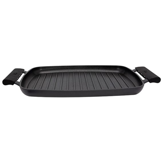 Durable Grillpan No Stick Zwart Aluminium 48X29Xh4.5Cm