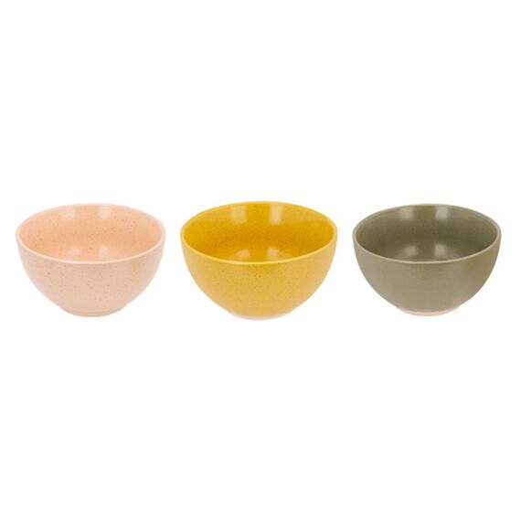 Cosy & Trendy Naxos Bowl 56Cl D14Xh7.5Cm 3 Assortiment Prijs Per Stuk