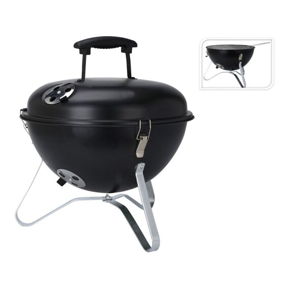 Bbq Bolvorm 37Cm Zwart