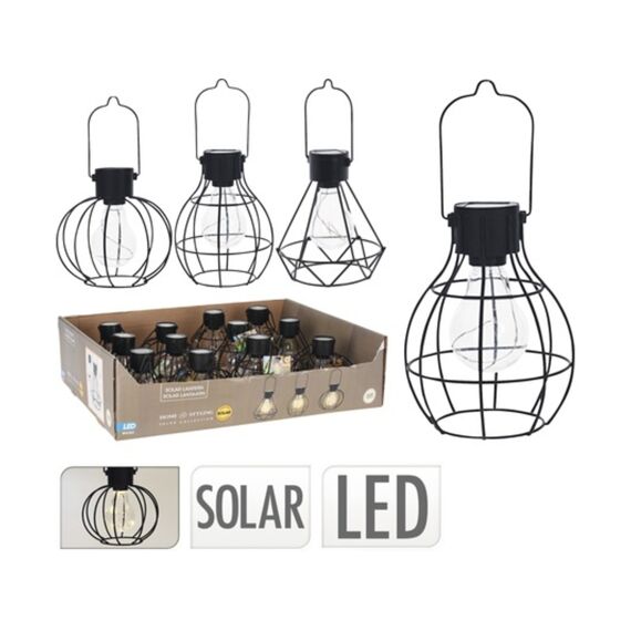 Home & Styling Solar Lantaarn Metaal 3 Assortiment Prijs Per Stuk