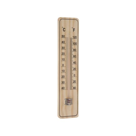 Thermometer Hout 225X50X8Mm