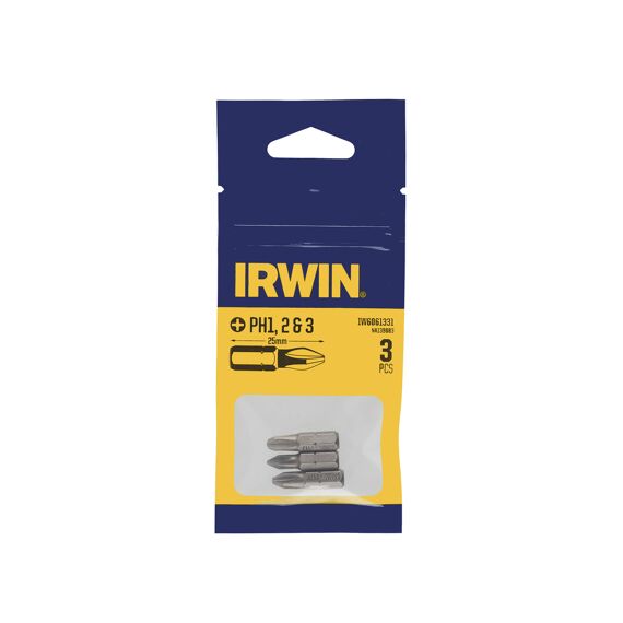 Irwin Set 3Pcs Ph1, Ph2, Ph3 - 25Mm