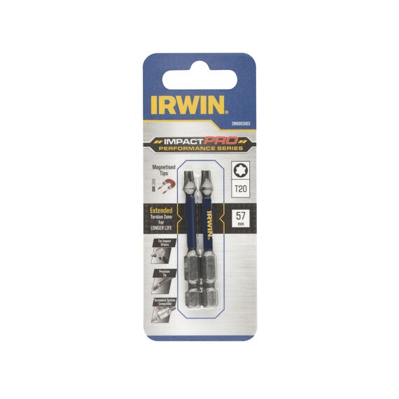 Irwin Impact Pro 57Mm T20 - 2 Delig