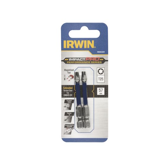 Irwin Impact Pro 57Mm T25 - 2 Delig