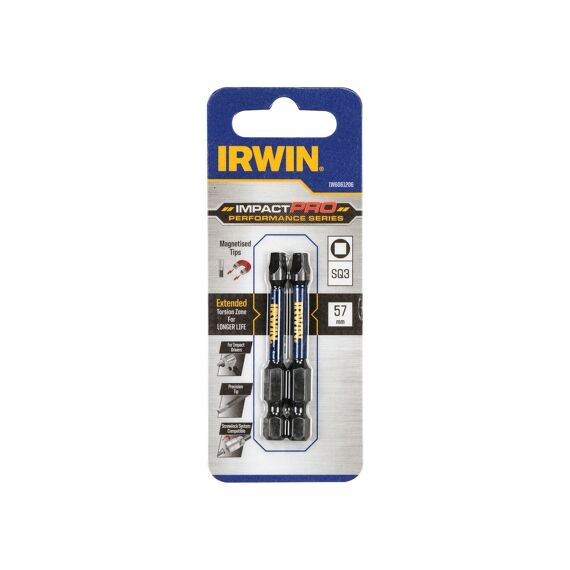 Irwin Impact Pro  57Mm Sq3 - 2 Delig