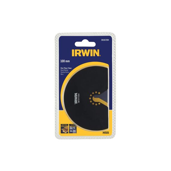 Irwin Segmentzaagblad Voor Oscillerende Multitools B+D (Mt250 En Mt300),Breedte 100Mm