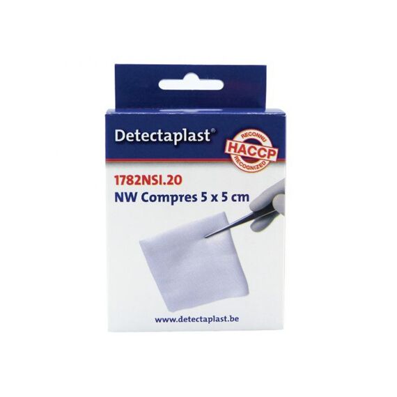 Detectaplast Kompressen Non-Woven 5X5Cm