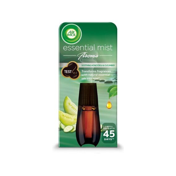 Airwick Luchtverfrisser Navulling Essential Mist Aroma Komkommer En Meloen 20Ml