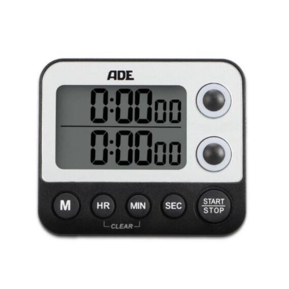 Ade Timer Dual - Digitaal Zwart