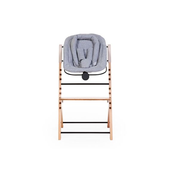 Childhome Evosit/Lambda Newborn Seat + Kussen Grijs Zwart Metalen Frame