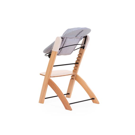 Childhome Evosit/Lambda Newborn Seat + Kussen Grijs Zwart Metalen Frame