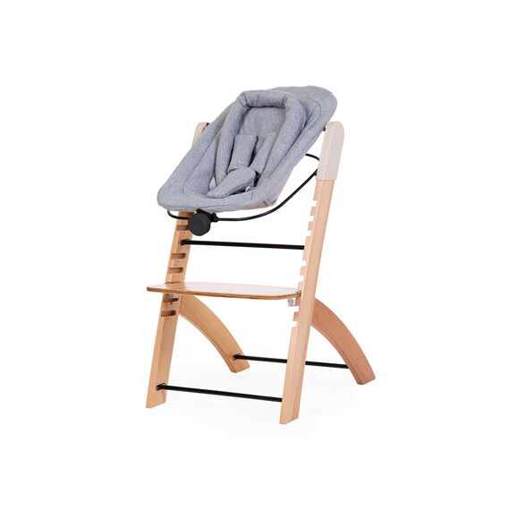 Childhome Evosit/Lambda Newborn Seat + Kussen Grijs Zwart Metalen Frame