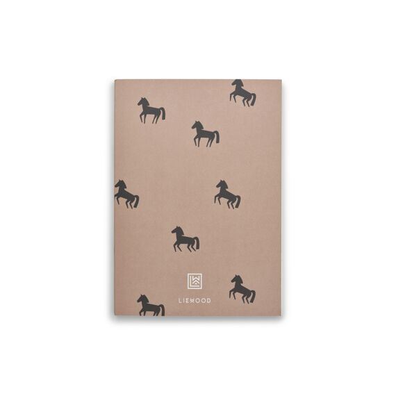 Liewood Jae Notitieboek Horses/Dark Rosetta