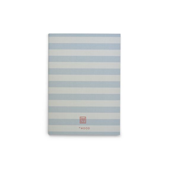 Liewood Jae Notitieboek Stripe Sea Blue/Sandy