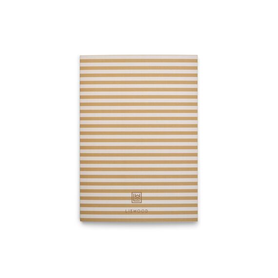 Liewood Jae Notitieboek Stripe Yellow Mellow/Sandy