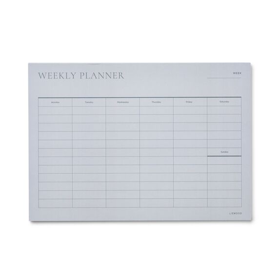 Liewood Kirby Weekplanner Whale Blue/Dove Blue