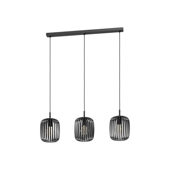 Eglo Romazzina Zwart Hanglamp 3X40W