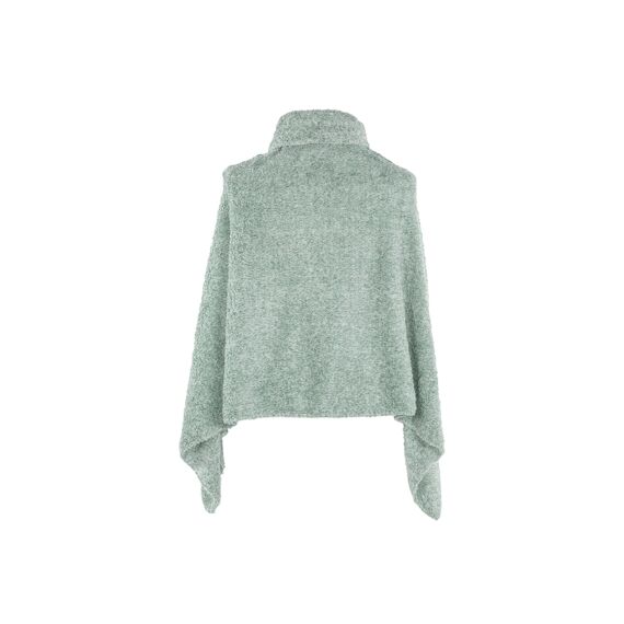 Tiseco Poncho Cosy Teddy Sherpa Bi-Tone 75X150Cm Sage Green