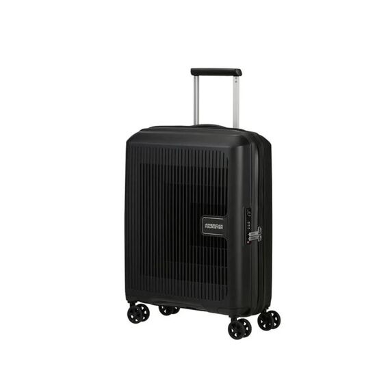 American Tourister Aerostep Spinner 55/20 Exp Tsa Black