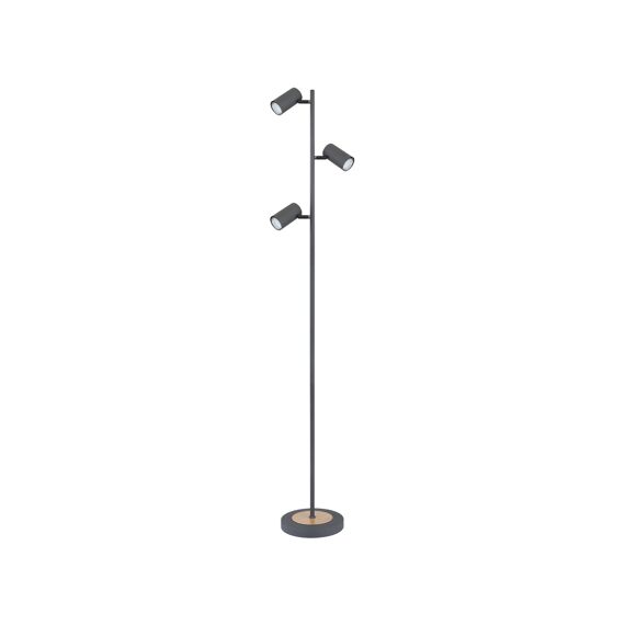 Niederau Staanlamp Metaal Grafiet 250X230X1540