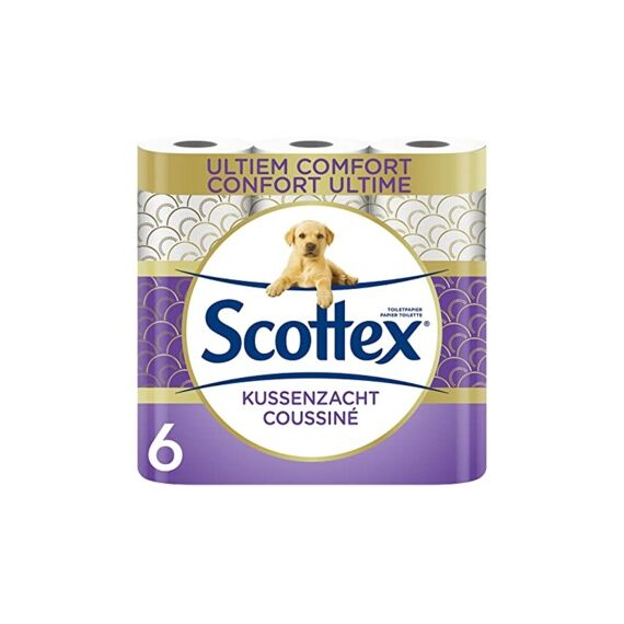 Scottex Toiletpapier Kussenzacht 3-Laags 6 Rollen