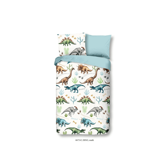 Dekbedovertrek Flanel Kids Good Morning Multi 140X220Cm
