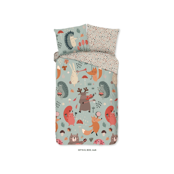 Dekbedovertrek Kids Good Morning Multi 140X220Cm
