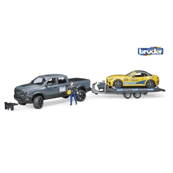 Bruder 02504 Ram 2500 Power Wagon Met Roadster