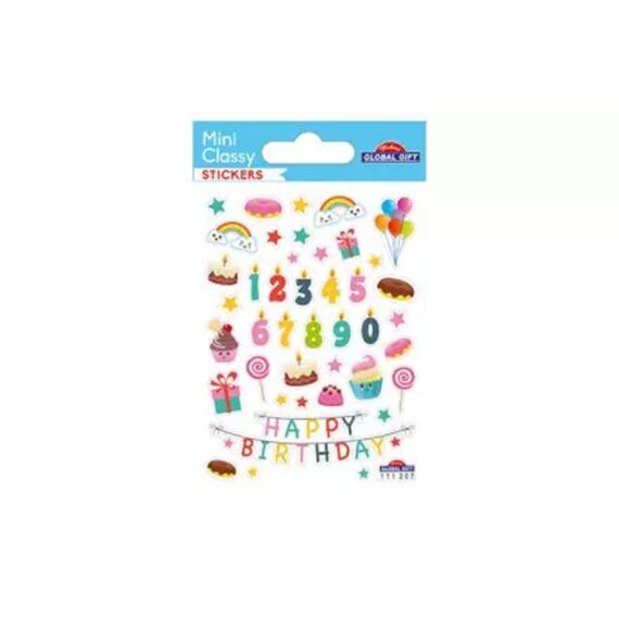 Sticker 111 207 Happy Birthday