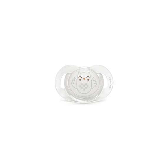 Suavinex Bonhomia Fopspeen Silicone Omkeerbaar 0-6M Owl Beige