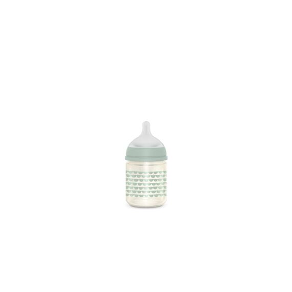 Suavinex Bonhomia Zuigfles Glas Silicone S 120Ml Feather Green