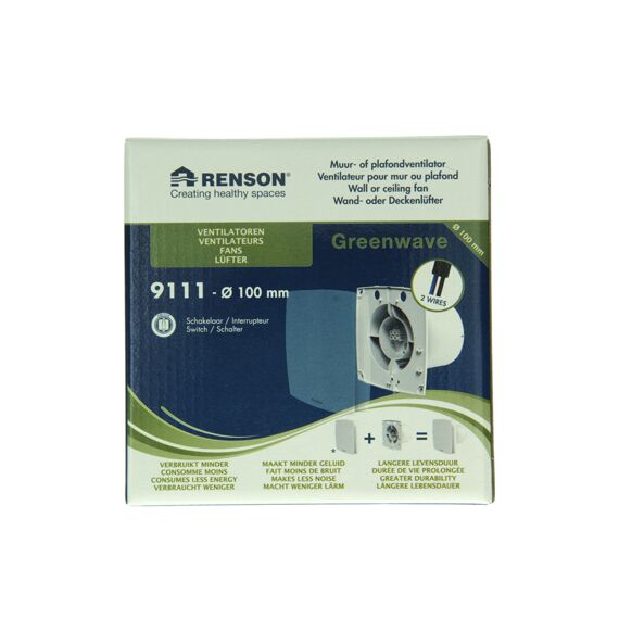 Renson Mechanische  Ventilator Standaard 9111 (Dia 100)